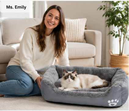 Soft Square Large Dog Sofa Elastic Dog House Cushion Winter Warm Medium Dog Bed Washable Cat Kennel House Accessories