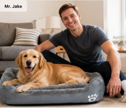 Soft Square Large Dog Sofa Elastic Dog House Cushion Winter Warm Medium Dog Bed Washable Cat Kennel House Accessories