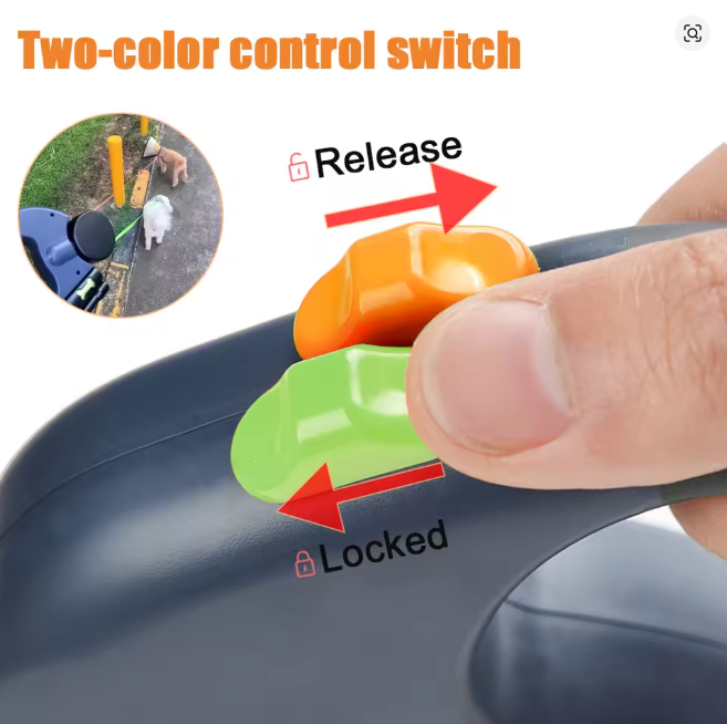 3m Retractable Dog Leash For Small Dogs Reflective Dual Pet Leash Lead 360 Swivel No Tangle Double Dog Walking Leash With Lights
