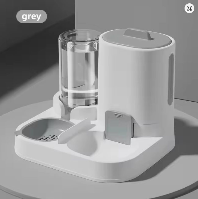 Cat feeding water feeder dog bowl cat bowl smooth food and water supply two-in-one water dispenser cat bowl pet supplies