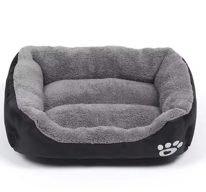 Soft Square Large Dog Sofa Elastic Dog House Cushion Winter Warm Medium Dog Bed Washable Cat Kennel House Accessories